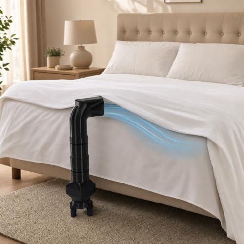 Bed Cooling Fan Under Sheets Adjustable Bed Cooling System for Hot Sleepers