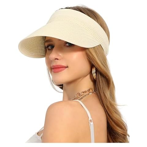 soul young Women's UV Protection Sun Visor Hat Cover