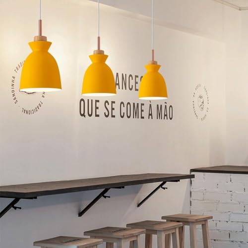 Lámpara de techo industrial E27 de metal para comedor 4