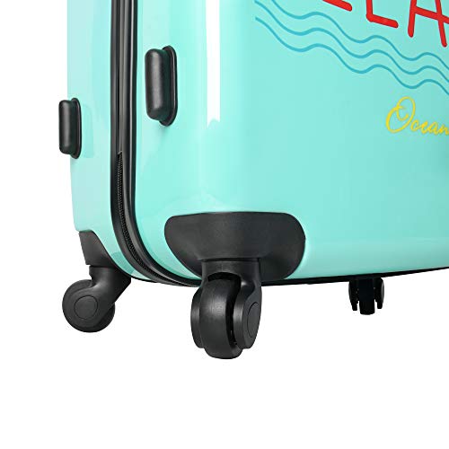 Wembley 20" Hardside Carry-on 4wheel Spinner Luggage, Beach Please - Thumbnail 7