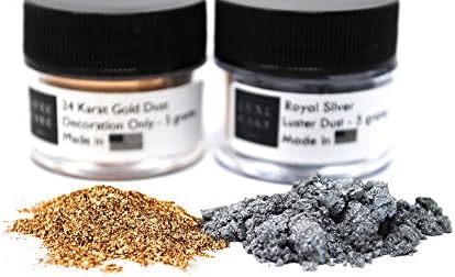 (2 Pack) 24 Karat Gold & Royal Silver Set, 10 grams total, USA Made