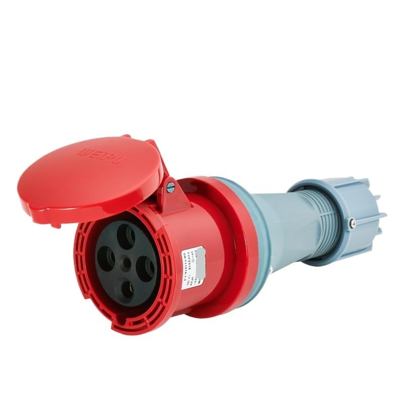 63A 4-pin Aviation Industry Plug Connector IP44(Concealed Plug IP44)