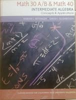 Title: INTERMEDIATE ALGEBRA:CONC..W/C 0558302831 Book Cover