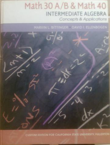 Title: INTERMEDIATE ALGEBRA:CONC..W/C