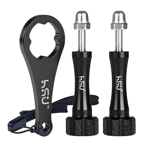 Tornillos de Aluminio HSU con Llave de Ajuste Antideslizante para GoPro