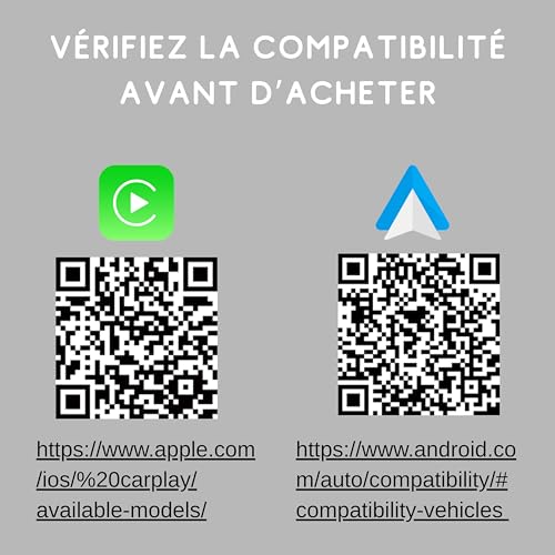 Convertisseur Carplay sans fil et Android Auto boîtier miniature premium