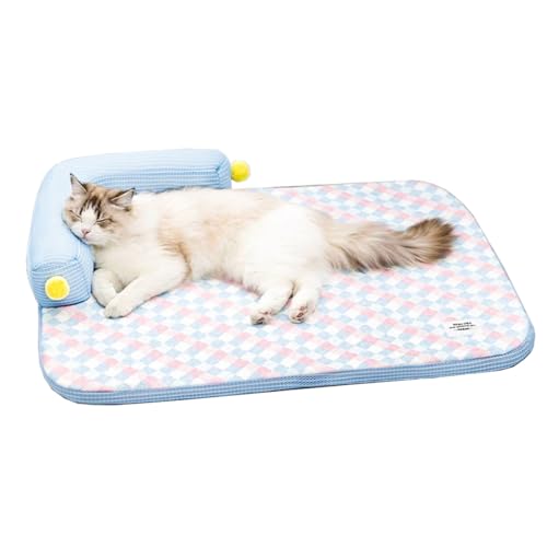 Zabplox Cooling Cat Bed with Pillow