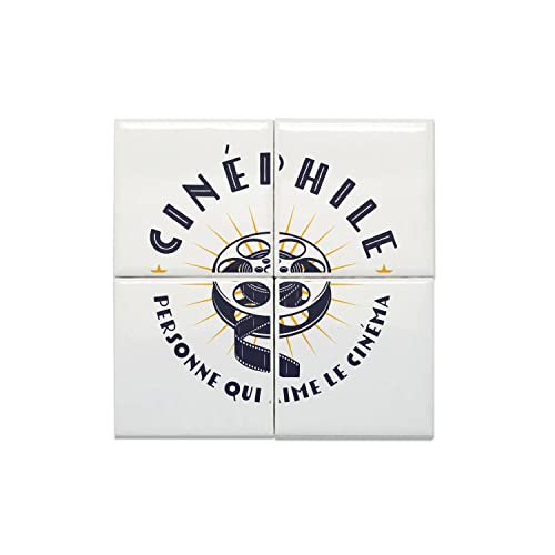 Carreaux céramique série TV pour décorer un coin cinéma maison original