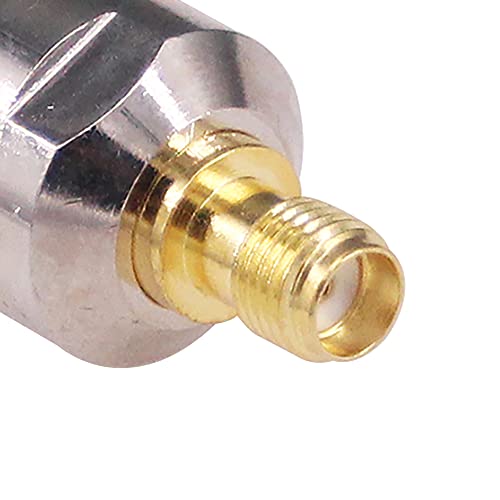 RFaha 2pcs SMA to N Coax Adapter SMA Female to N type Female RF Coaxial Connector for Wi-Fi Antennas(F116-2) - Image 4