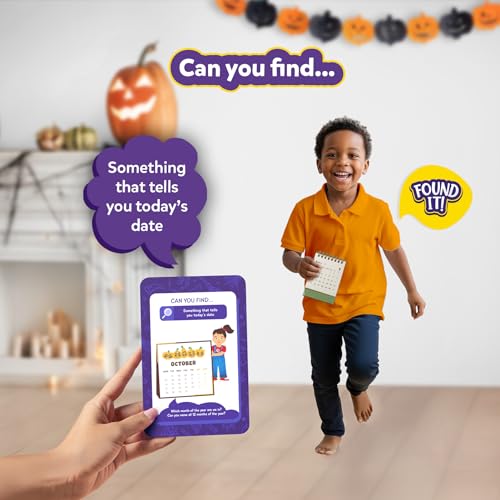 skillmatics card game - found it halloween scavenger hunt educational learning toys perfect for indoor or outdoor play classrooms party games gifts for kids and families for ages 4 5 6 7