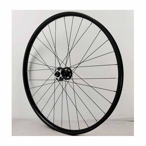 Juego De Ruedas Boost De MTB 26' 27.5' 29' con Eje Pasante, Ruedas Delanteras De 15x100/110mm, Traseras De 12x142/148mm, Llanta De Doble Capa, Cassette HG 7-12S, Freno De Disco(Black A,27.5'_F100)