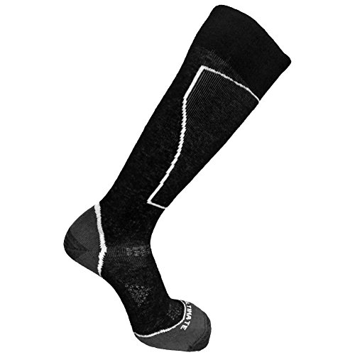 Merino Wool Ski Socks for Men - Ski Snowboard Socks Warm with Cushioning Support Perfect Stretch - Lightweight 5