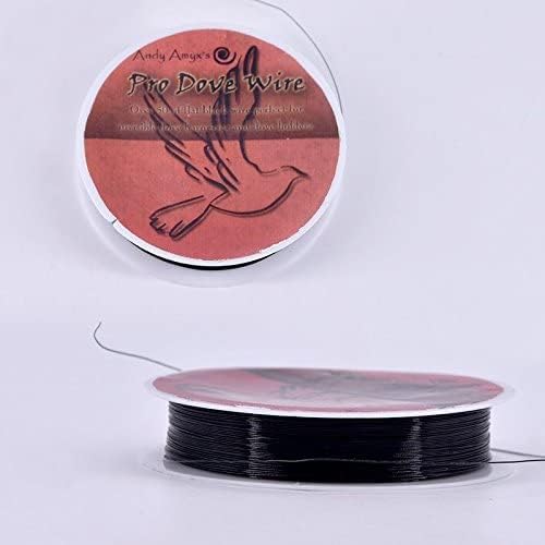 Miniatura 2 de SUMAG Magic Tricks Pro Dove Wire - Alambre negro para Dove Magic para mago, escenario de mago, ilusión callejera, accesorios accesorios