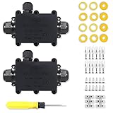 Sicherheit und einfach zu bedienen: Kabeldurchmesser 4–14 mm, abnehmbare Gummi-Stifte. Einfach und schnell zu bedienen, ideal zum Reparieren und Verlängern von Stromkabeln. Die Anschlussdose kann einfach unter dem Boden installiert werden, bietet vollen Schutz der Kabelleitung.