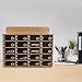 Wood Cell Phone Storage Cabinet 20 Slots Cell Phone Lockers for Employees, Acrylic Phone Chart Storage Organizer Box with Keys for Office, High Security