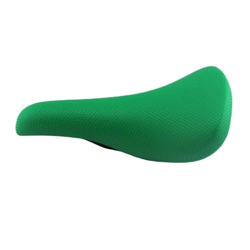 VFdthR Bike Seat Dead Flying Seat Cushion Honeycomb Leather Soft Package Saddle Bicycle Equipment(Green)
