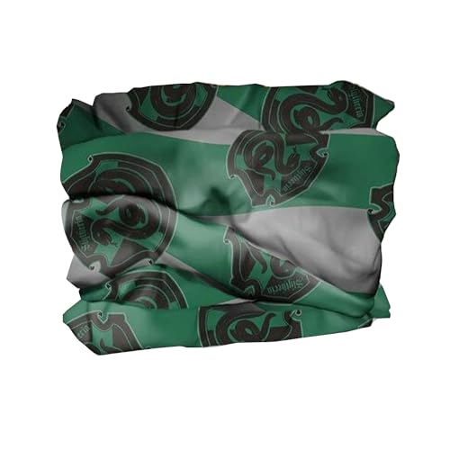 Spoontiques Slytherin Hair Wrap - Multifunctional Bandanna, Headband, Hair Tie, Gaiter, and Scarf
