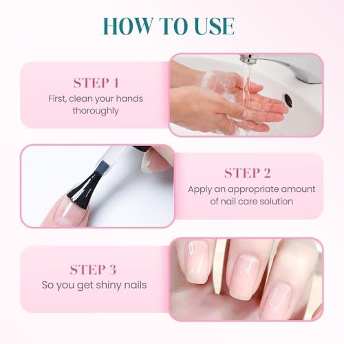 Image of 3 Days Nail Care Serum with Keratin Amino Acid Formula | Nail Repair & Strengthening Treatment for Damaged, Weak & Brittle Nails | Glossy Finish Nail Growth Serum (Pack Of 1)