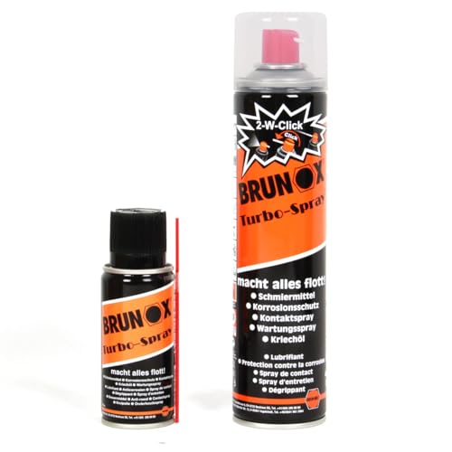 Brunox FA 40Ts Turbo Bicycle Care Oil Spray 400 Ml Chain Oil Cleaner/Preservation
