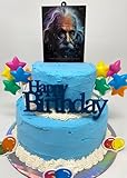 Generic Albert Einstein Birthday Cake Topper Set