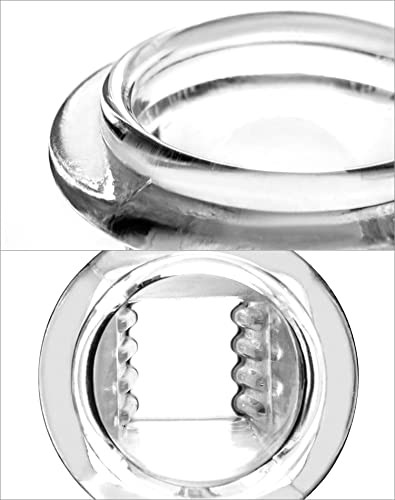 Qwork Coplin Staining Jar, 4 Pack 5 Slide Capacity 60 Ml Glass Staining Tank #TOP3