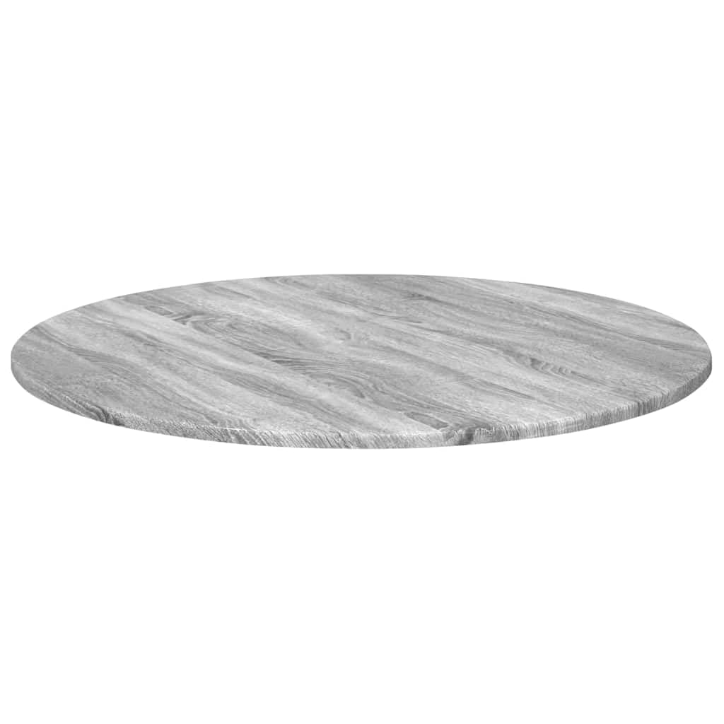 Hothingwell Okrągły blat stołu drewno konstrukcyjne 80 cm szary