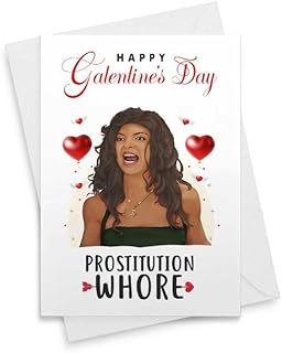 Funny Teresa Galentines/Valentines Card, Card Girlfriend Gf, For Wife Mom, Romantic Card, Cute Love Card Valentines Day [00049]