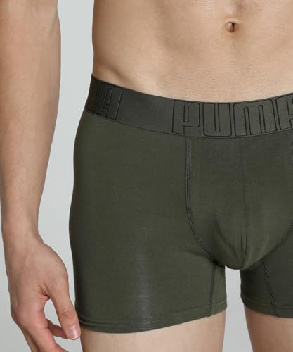 Image of Puma Supima Men's Trunks - Dark Olive