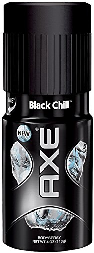 Axe Body Spray, Black Chill 4 oz (Pack of 11)