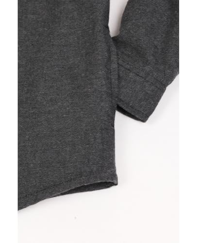 Image of ZENTHACE Boys Sherpa Fleece Lined Flannel Jacket