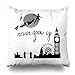 jingqi Quadrato 45X45CM Never Grow Up Federa Decorativa per Cuscino Peter Pan Home Decor Federa
