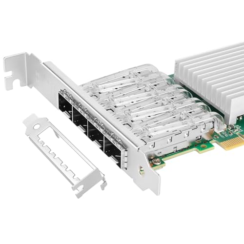 Image of Vogzone for E810-XXVDA4 Network Adapter, 25GbE 4X SFP28 PCIe 4.0 x16 NIC