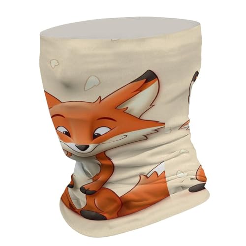 Máscara con cara de zorro de dibujos animados para clima frío, pasamontaña elástico para hombre y mujer, bandana cortavientos para motocicleta, ciclismo, esquí y fiestas miniatura 3