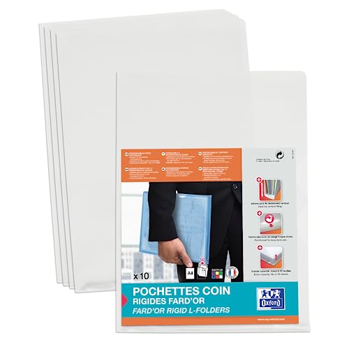Fundas transparentes Elba 14955 de PVC para organizar documentos en carpetas de anillas