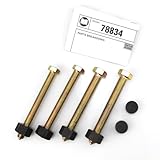 FORLETOR Wheel Hub Removal Tool, Automotive Wheel Bearing Removal Tool, Impact Rated Hub Removal Bolt Kit with Two M14 Bolts Nuts, Two M12 Bolts & Nuts, Two Press Feet for All Automotive Wheels 78834