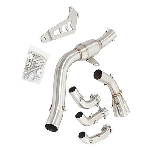 Escape de moto con catalizador que elimina tirones de motor en Yamaha MT-09 2021-2023