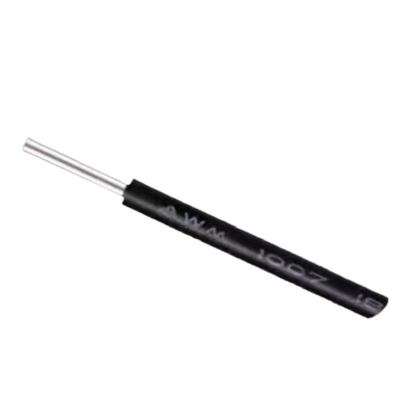 Cable de núcleo único UL1007 de 10M, 26, 24, 22, 20, 18, 16, 14AWG, línea de Cable electrónico Flexible de Cobre estañado sólido Aislado con Aislamiento de PVC(Black 10m,16AWG)