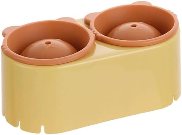 2 Large Ice Ball Ice Maker Mold Round Ice Cube Spherical Ice Tray Ice Mold Artifact Household Silicone (Green) (Yellow)