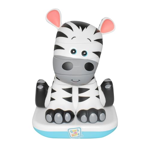 Image of Stack-a-Roos Baby Zebra by Salus Brands - Animal Stacking Toy, Educational Early Learning Toy for Infants Babies Toddlers, Age 12+ Months - Great Baby Gifts, STEM