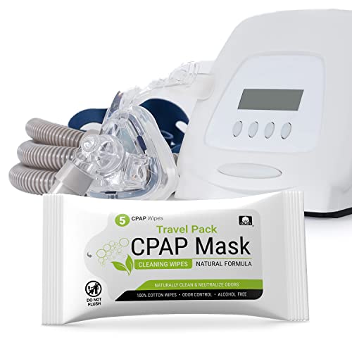 AWOW Professional CPAP Mask Cleaning Wipes Travel-Size Packs