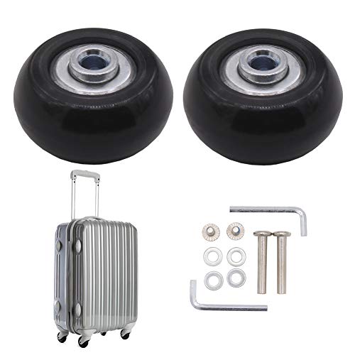 Luggage Suitcase Replacement Wheels with Screws Axles Repair Tool for Luggage Suitcase Trolley,Skate Replacement Wheels(Pack of 2)4