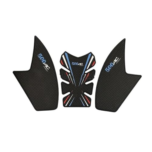 Protection autocollant de réservoir d'essence pour moto Voge 500AC grip noir