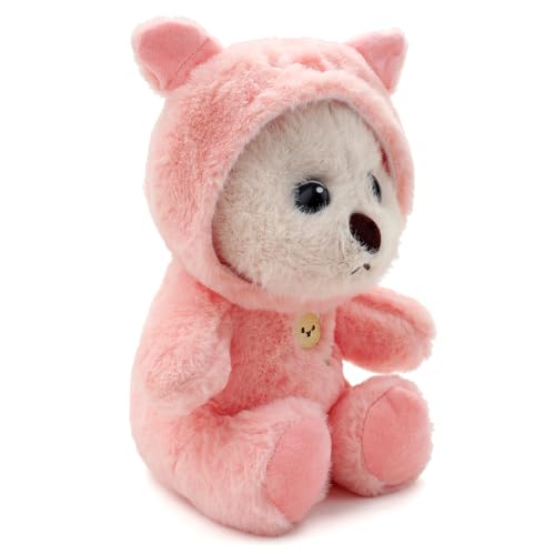 Image of Soft Pink Lunna Plush Toy for Kids Stuffed Soft Toy with Cute Hug-Friendly Plush for Babies, Toddlers & Children Safe, Lightweight & Easy to Clean (30CM)