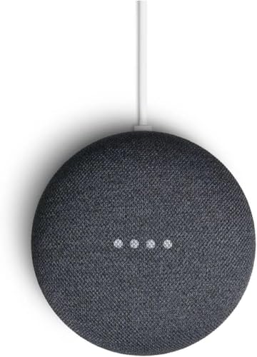 Image of Google Nest Mini Bluetooth Speaker, Japan Model, Multi Language with English Compatibility Assistant (2nd Gen) Charcoal (Renewed)