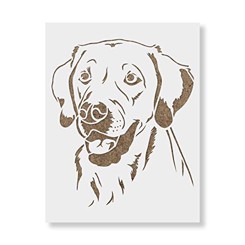 Labrador Face Stencil - Dog & Lab Face