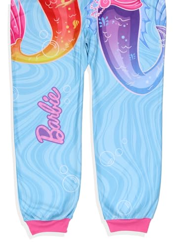 INTIMO Barbie Girls' Mermaid Brooklyn and Malibu Footless Sleeper Pajama For Kids4