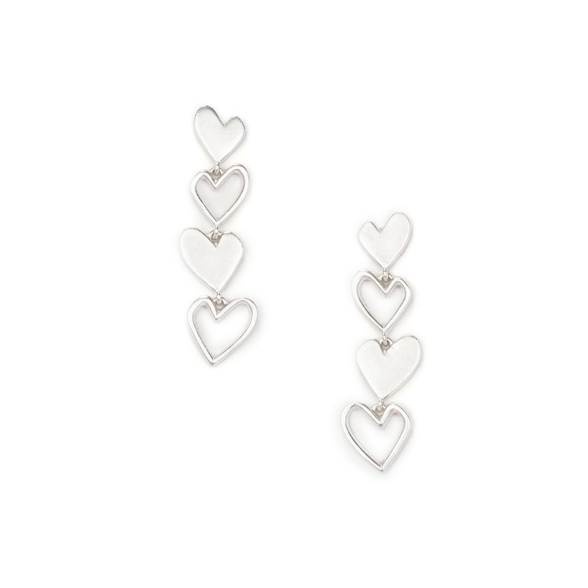 by CaratLane| 925 Silver | You and Your Uncontrollable Heart Laughter Earrings | Gifts for Womens & Girls-image-31