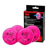 3M P100 Particulate Filters 2091, 2 Pairs