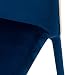 Tuoni, Juego de 4 sillas Moma azul, terciopelo azul, diseño moderno, ideales...