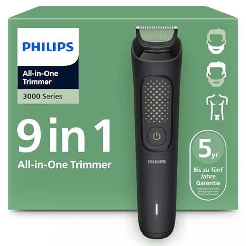 Philips Multigroom 3000er-Serie All-in-One 9-teiliger Trimmer: Rasierer und Haarschneider für Gesicht, Kopf und Körper, selbstschärfende hautfreundliche Klingen, zwölf Längeneinstellungen, MG3946/15 Philips Multigroom 3000er-Serie All-in-One 9-teiliger Trimmer: Rasierer und Haarschneider für Gesicht, Kopf und Körper, selbstschärfende hautfreundliche Klingen, zwölf Längeneinstellungen, MG3946/15